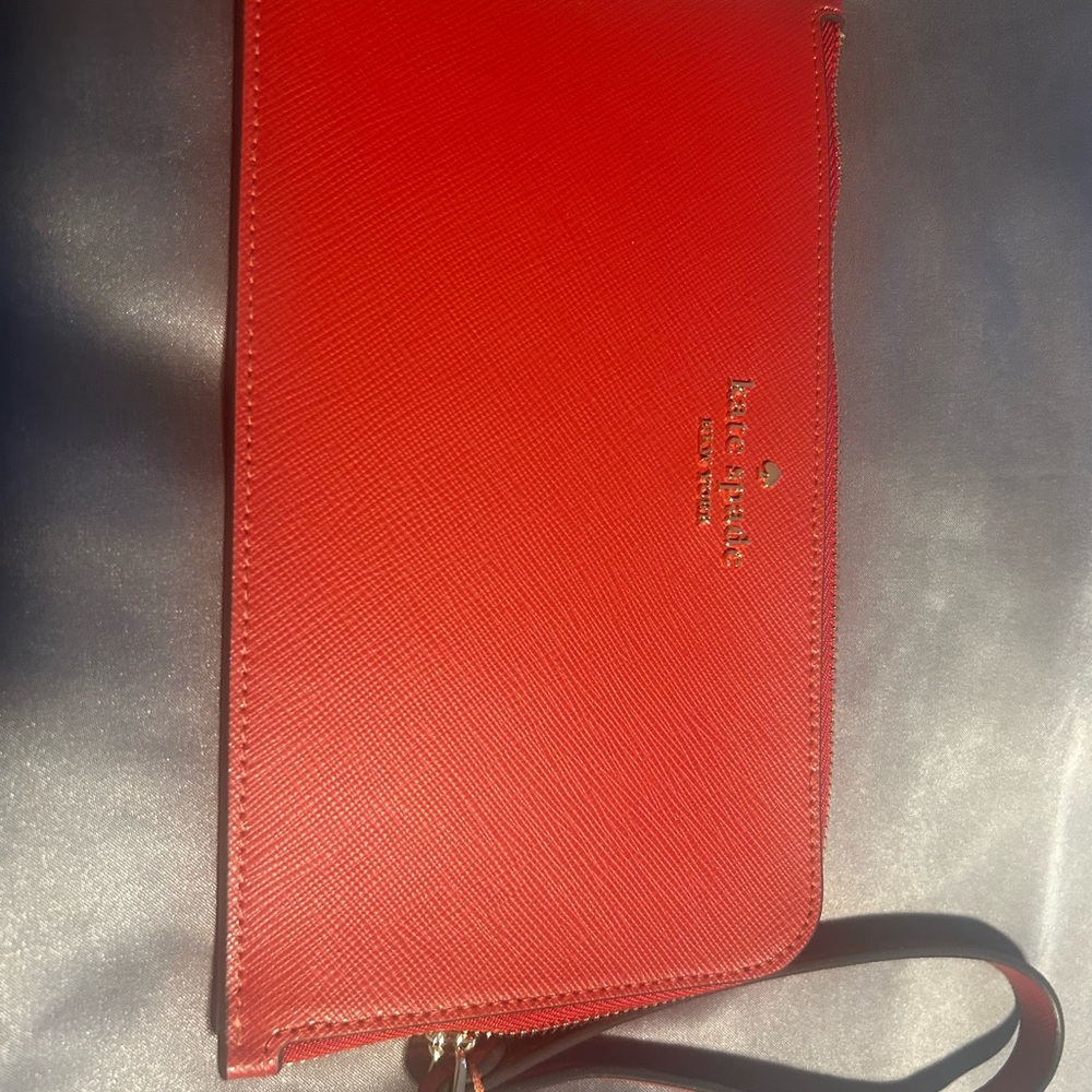 Kate Spade Vibrant Red Wristlet - NEW